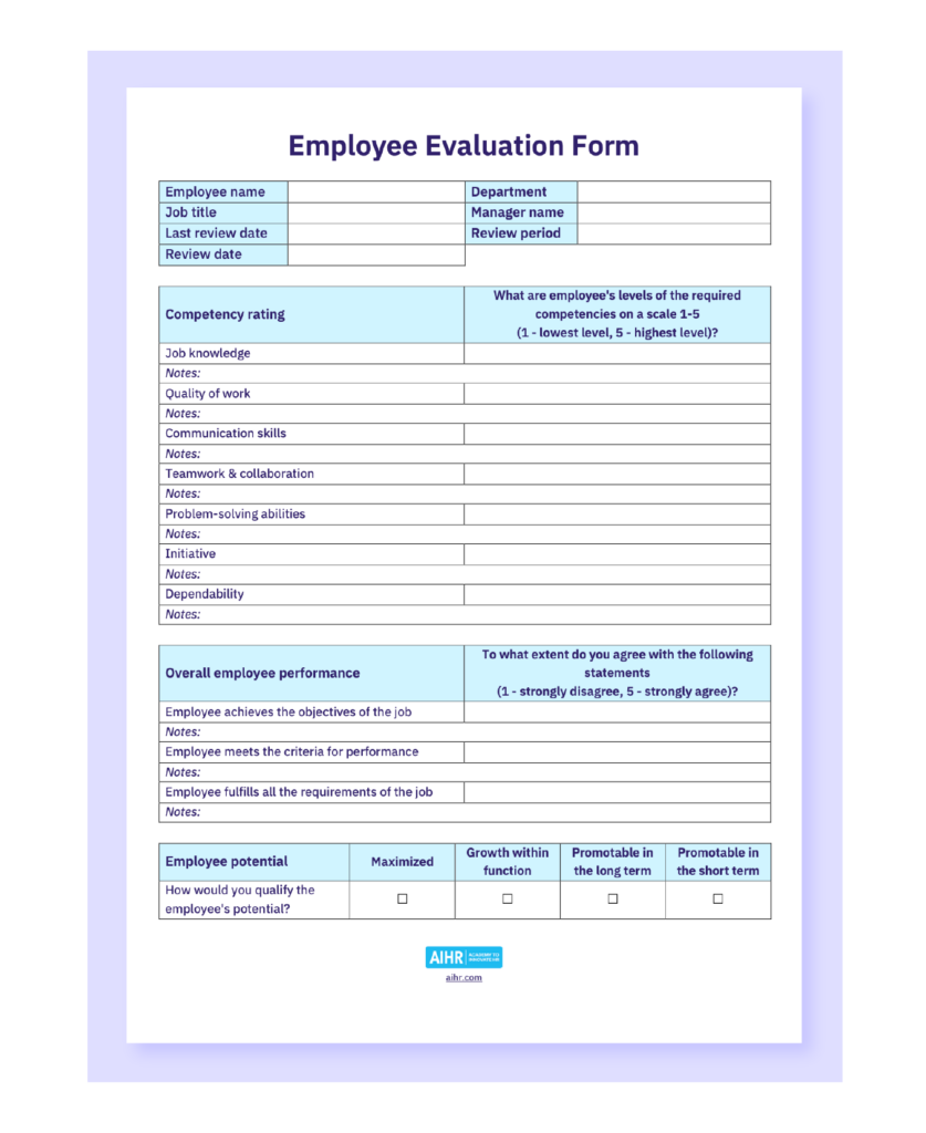 simple-employee-evaluation-form-template