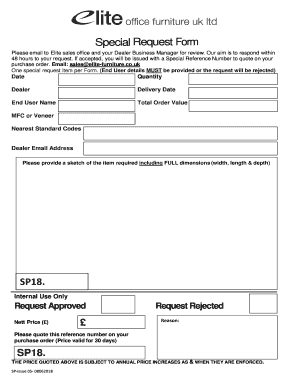 special-use-request-form-template