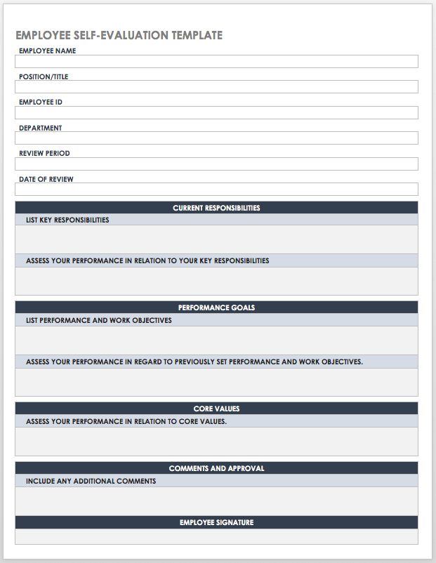 staff-self-appraisal-form-template