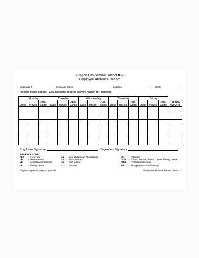 staff-sickness-record-form-template