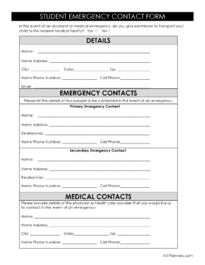 student-emergency-contact-form-template