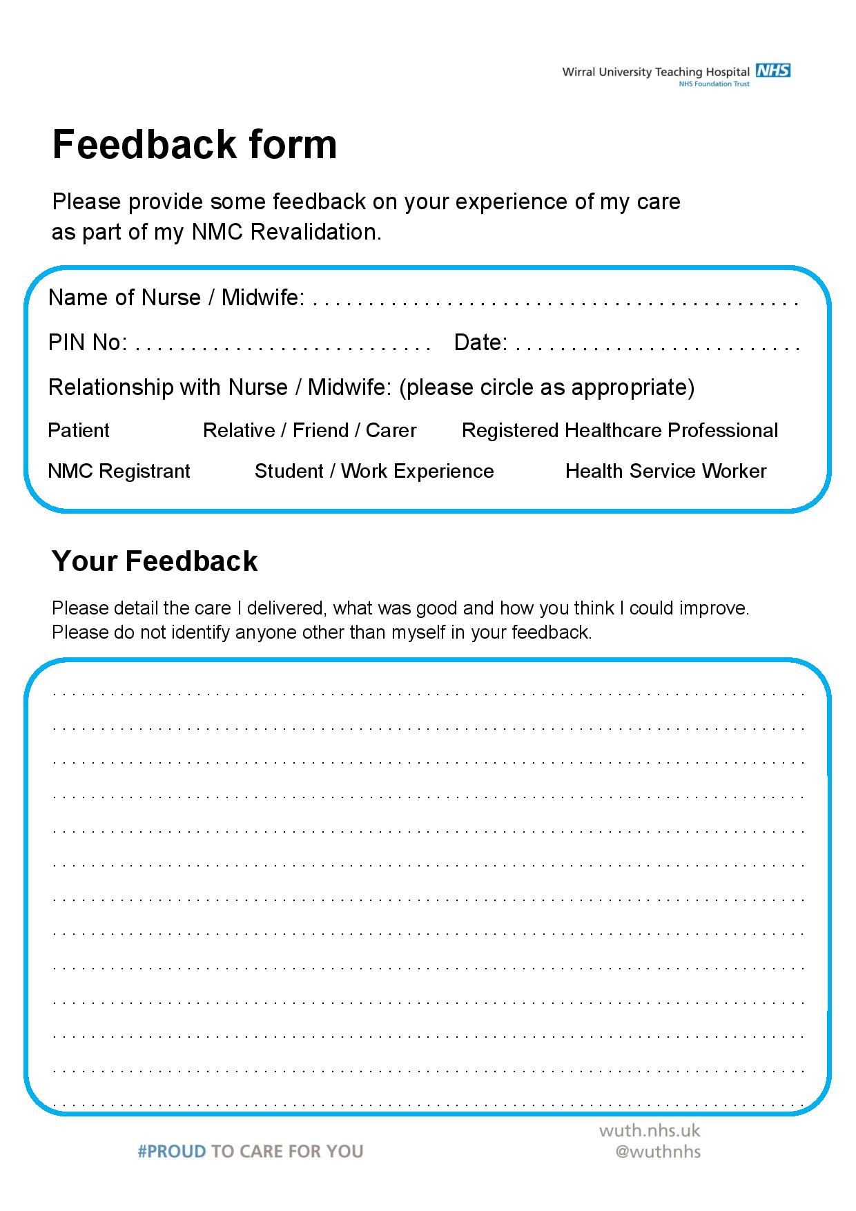 student-nurse-feedback-form-template