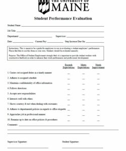 student-performance-evaluation-form-template