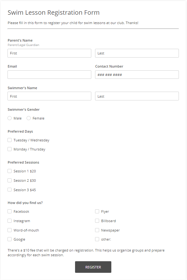 swim-lesson-registration-form-template
