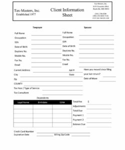 tax-client-information-form-template
