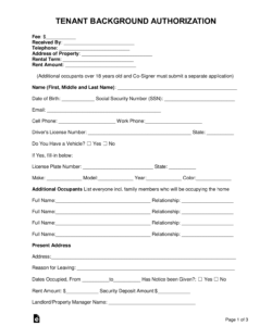 tenant-background-check-form-template