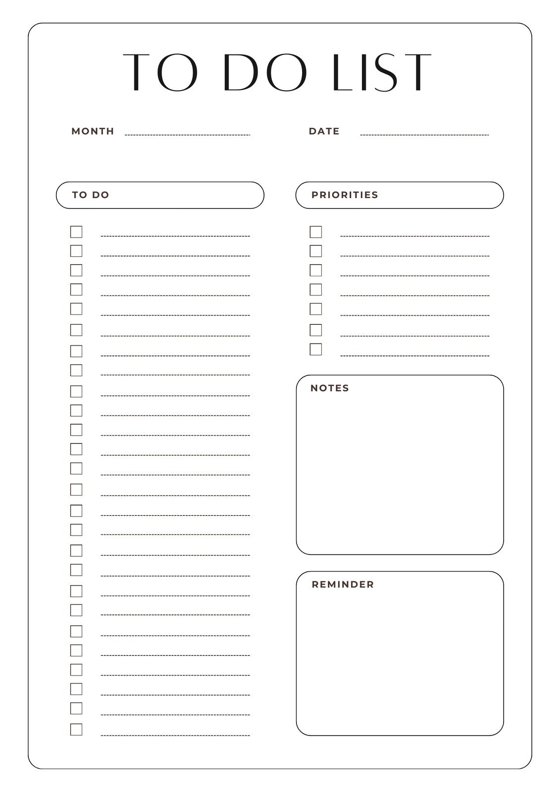 things-to-do-form-template