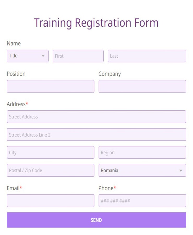 training-course-registration-form-template