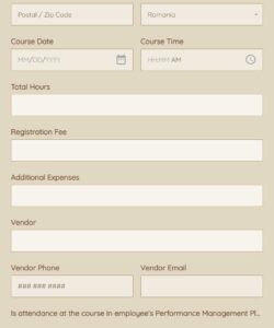 training-course-request-form-template
