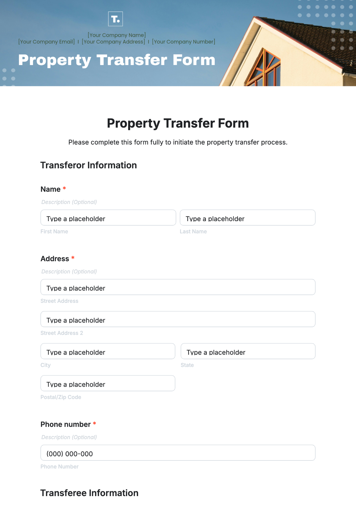 transfer-of-property-form-template