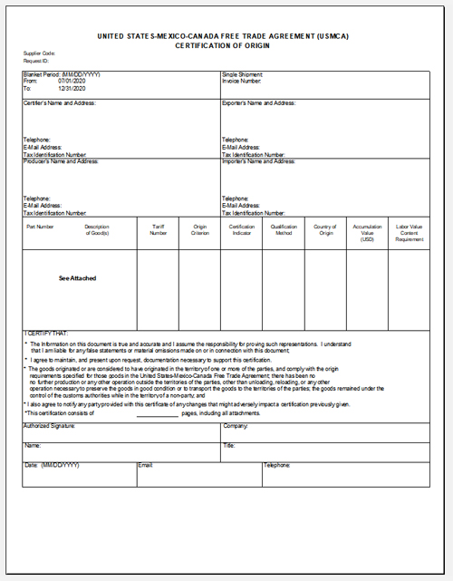 usmca-certificate-of-origin-usmca-form-template