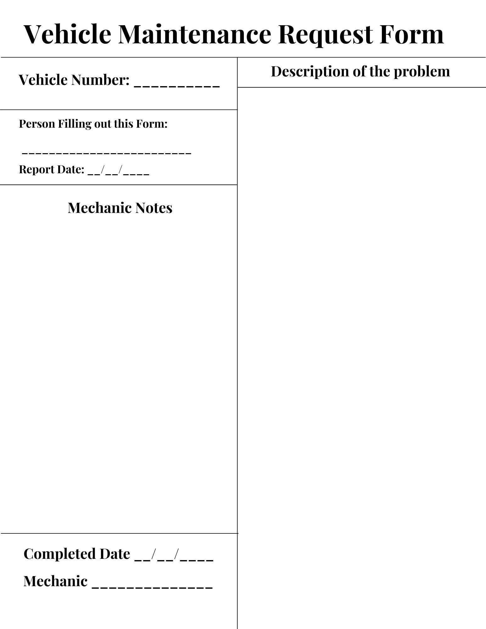 vehicle-maintenance-request-form-template