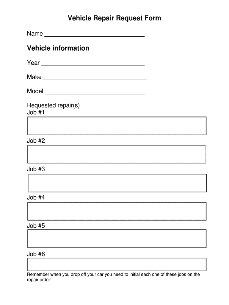 vehicle-service-request-form-template