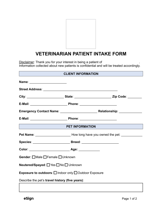 veterinary-new-client-form-template