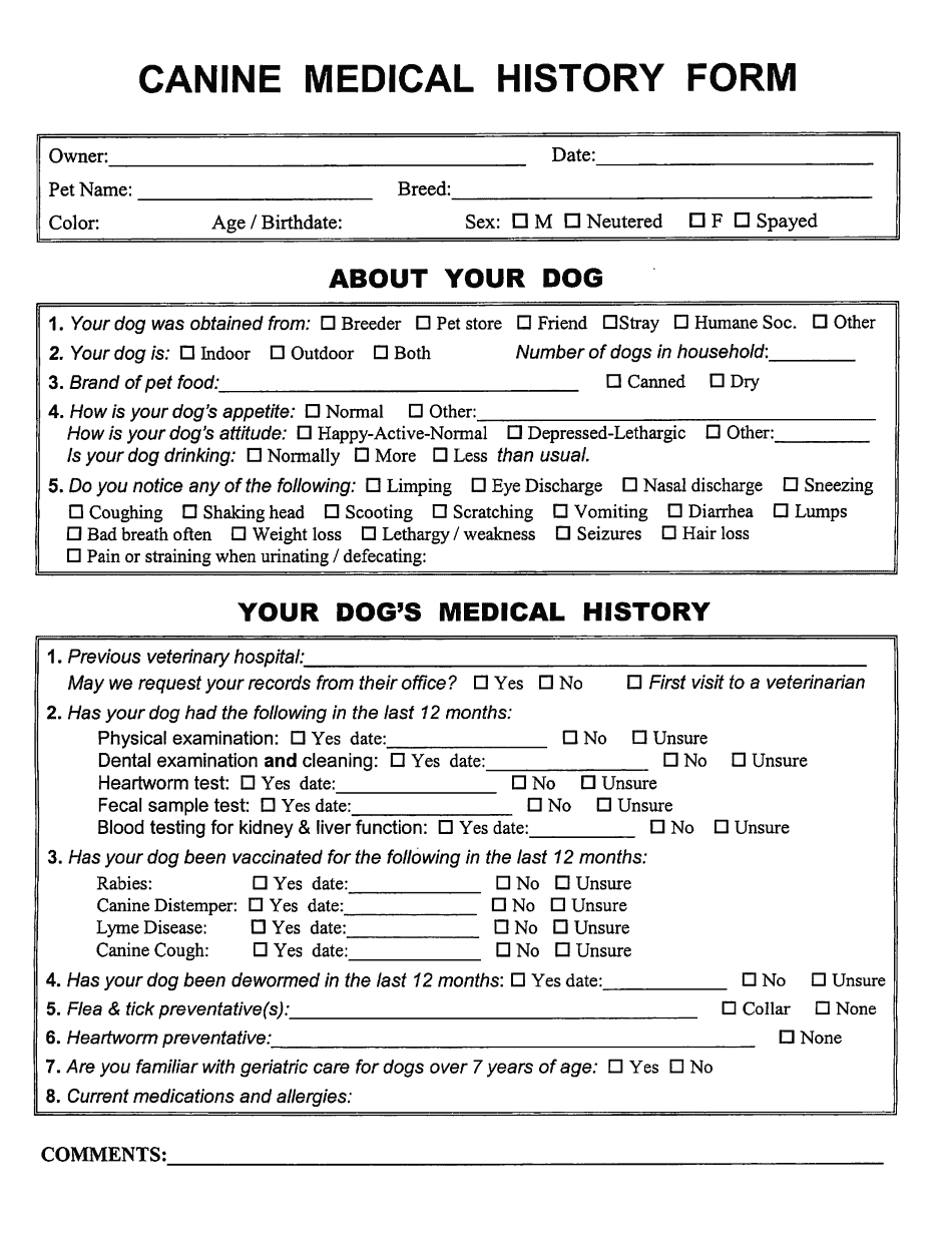 veterinary-patient-history-form-template