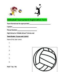 volleyball-tournament-registration-form-template